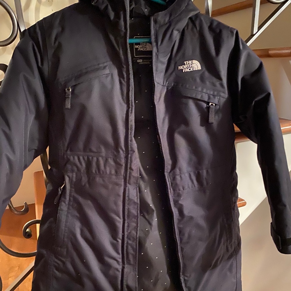 North Face Girls waterproof parka